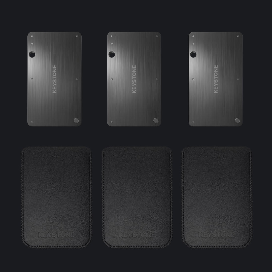 Keystone Tablet - The Indestructible Steel Crypto Cold Storage Seed Backup  Solution.