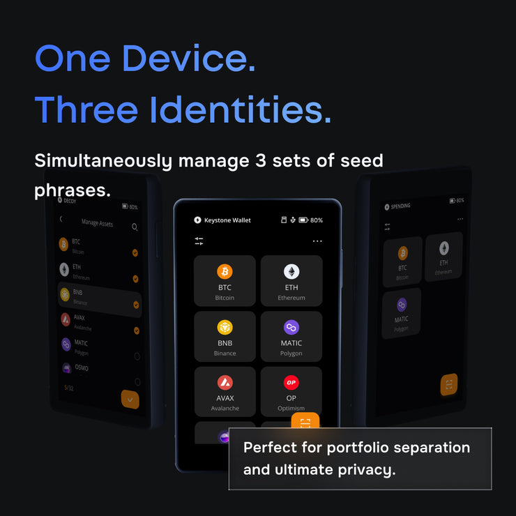 Keystone 3 Pro - Secured Open Source Air-Gapped Hardware & Cold Wallet