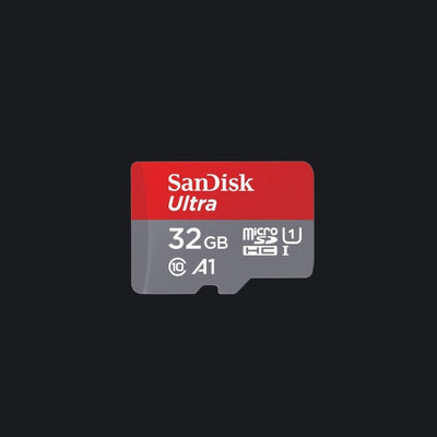 32GB SanDisk SD card [Not sold separately]