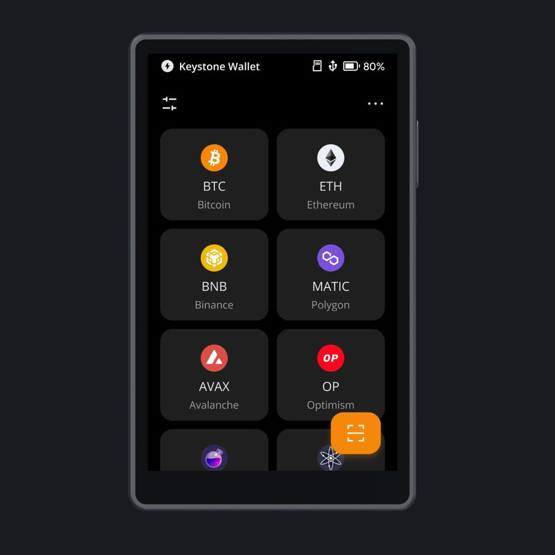 Keystone 3 Pro - The only hardware wallet supported by MetaMask mobile.
