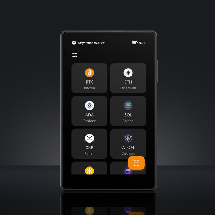 Detailed Keystone Cold Wallet Artwork for Mobile Detailed Keystone Cold Wallet Artwork for Mobile