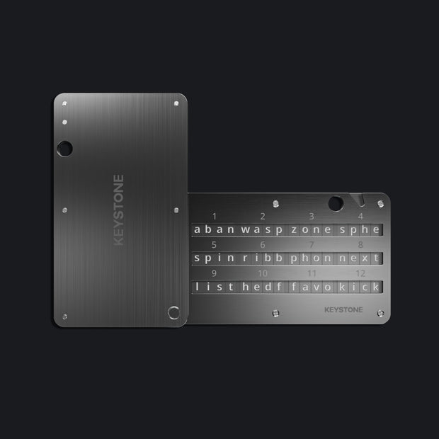 Keystone Tablet - The Indestructible Steel Crypto Cold Storage Seed ...